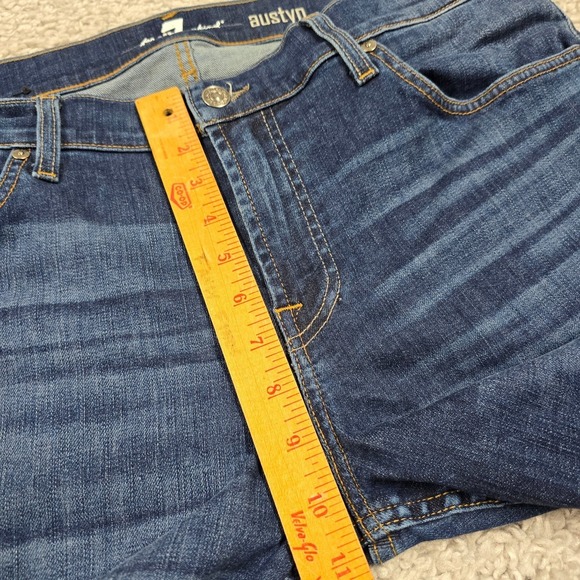 7 For All Mankind Austyn Jeans Medium Wash Straight Leg Men’s 36x33 - Picture 10 of 13